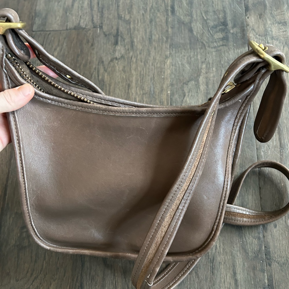 Vintage Coach Janice Legacy Shoulder Bag Brown Leather 9950 - Picture 3 of 3